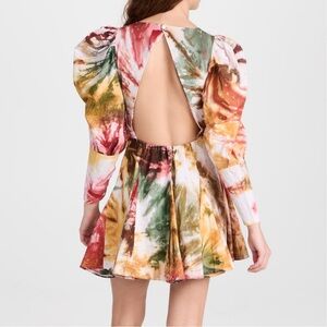 Busayo Olu Mini Dress - Size M - Pink Tie Dye